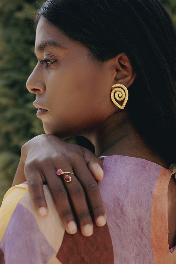 Pendientes Spiral Dorados