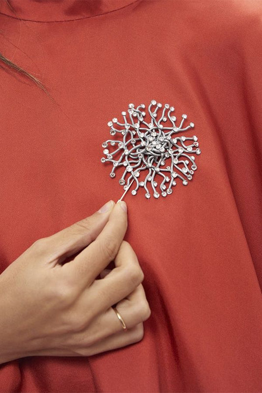 Broche Zulueta Silver