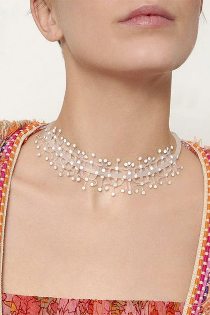 Choker Julieta Transparente