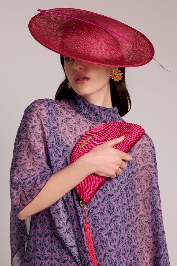 Tocado Renata Buganvilla