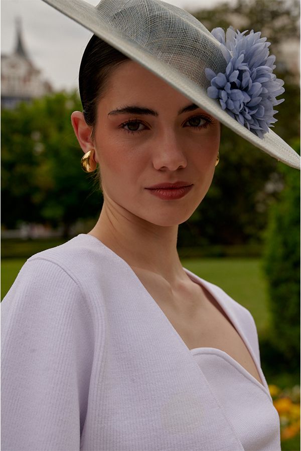 Canotier Carolina con Flor