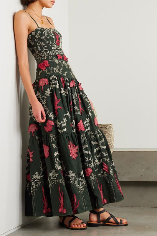 Vestido Lima Encaje Multicolor