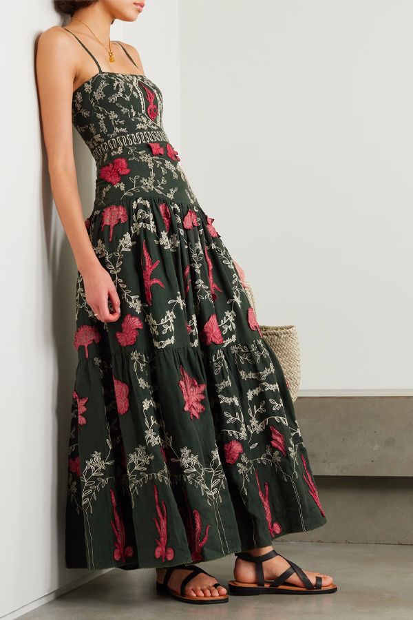 Vestido Lima Encaje Multicolor