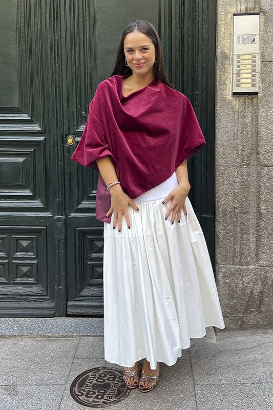 Capa Poncho Terciopelo