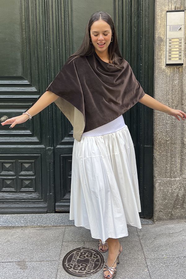 Capa Poncho Terciopelo