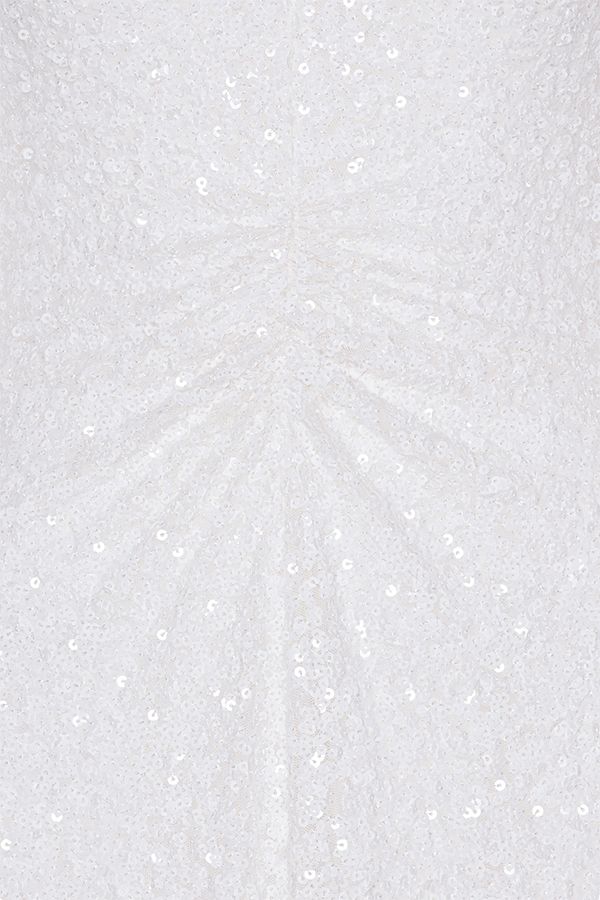 Vestido Sirin Lentejuelas Bordadas Blanco Novia