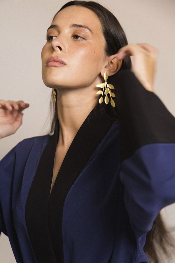 Pendientes Flor Dorados