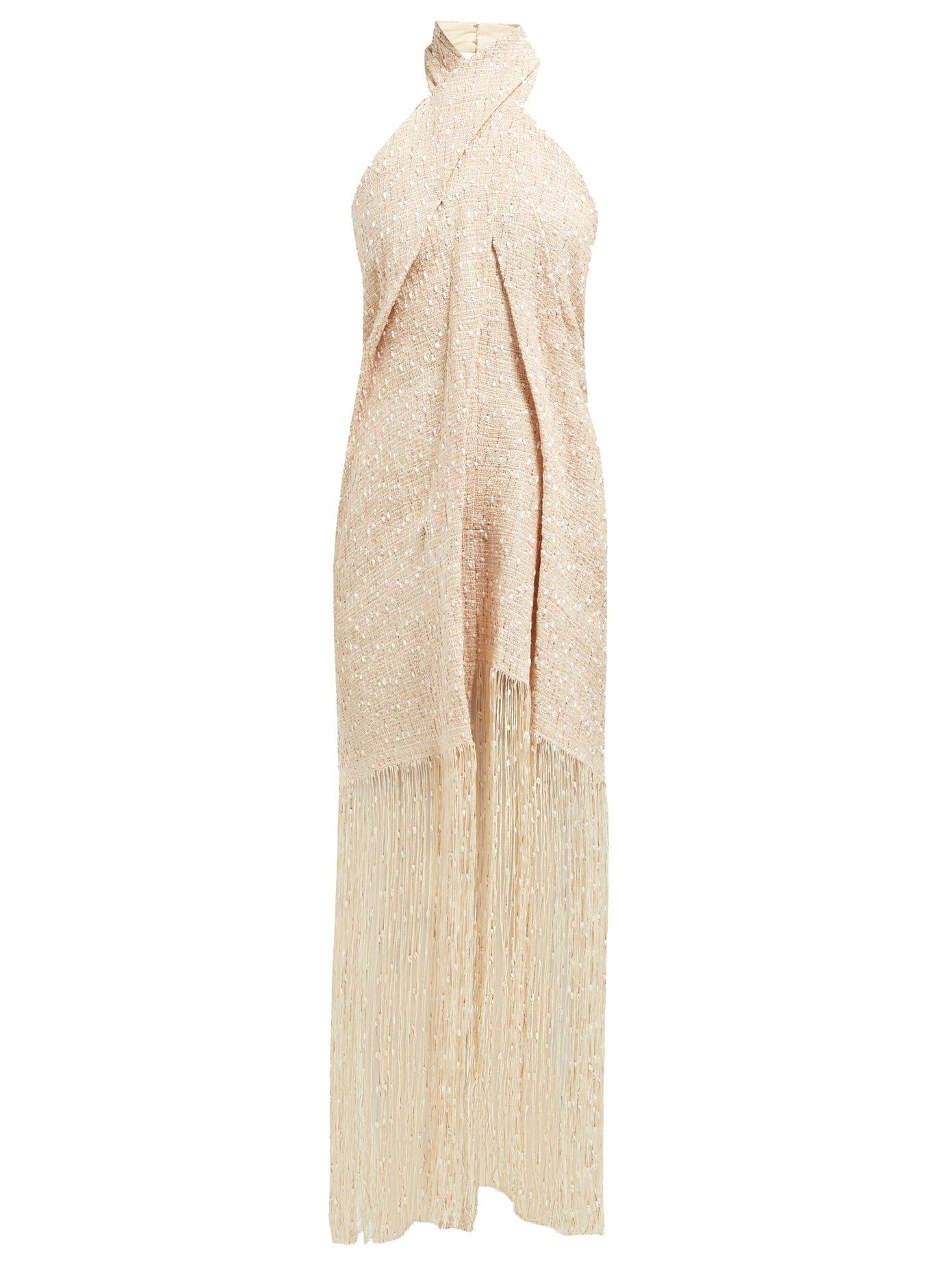 Vestido Midi Cortese con Flecos