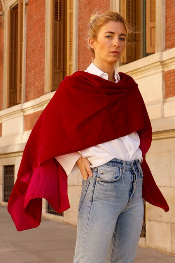 Fular Albahaca Frambuesa