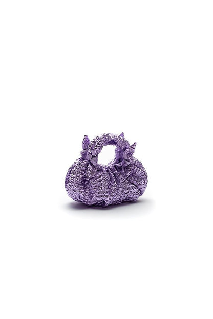 Bolso Bernatta Mini Lila Texturizado