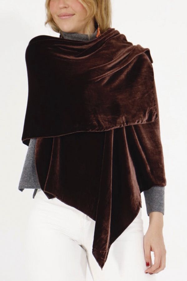 Fular Albahaca Marron