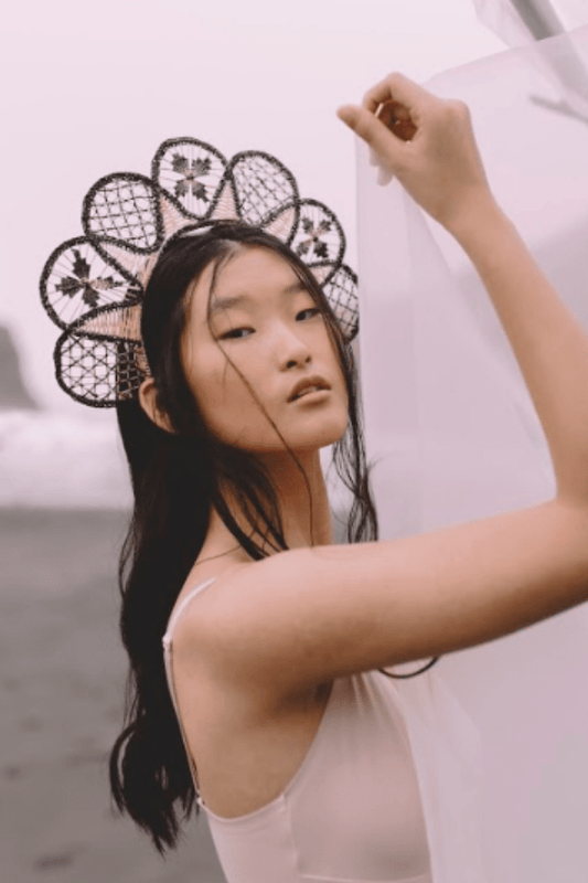 Corona Verbena Polaris Negro