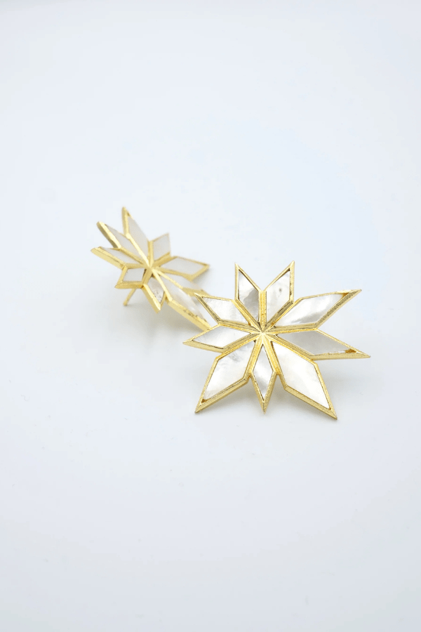 Pendientes Halley Madre Perla