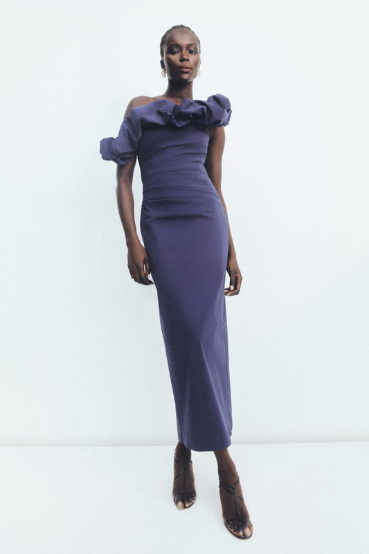 Vestido Campbell Azul