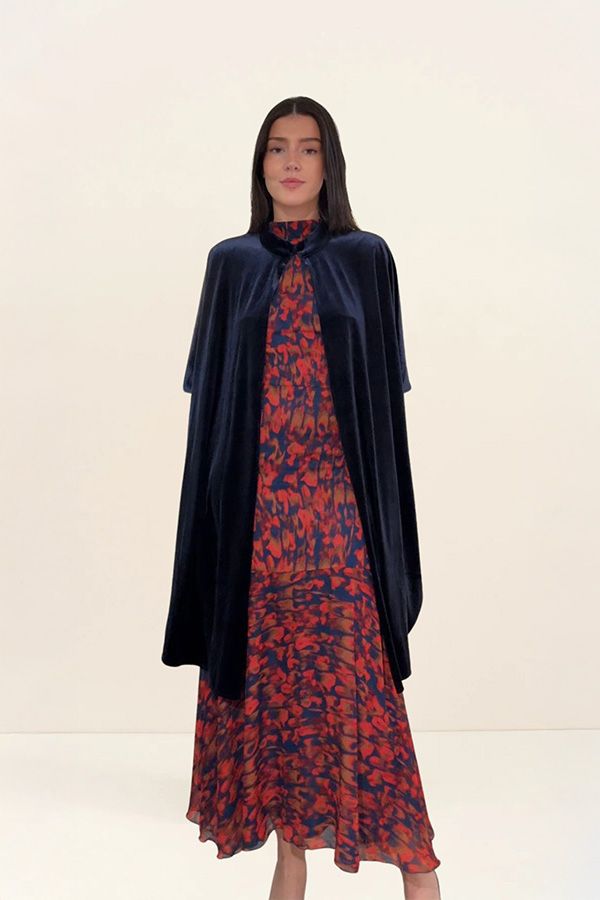 Capa Lizzie Poncho Terciopelo