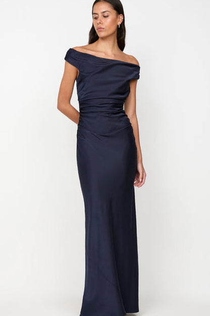 Vestido Eternity Largo Azul Noche