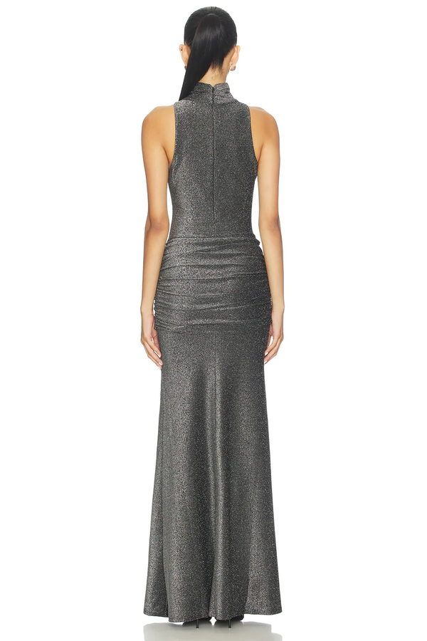 Vestido Roya Gris Brillante