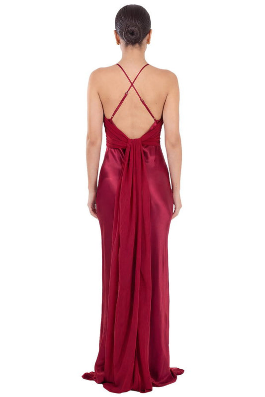 Vestido Lania Burdeos