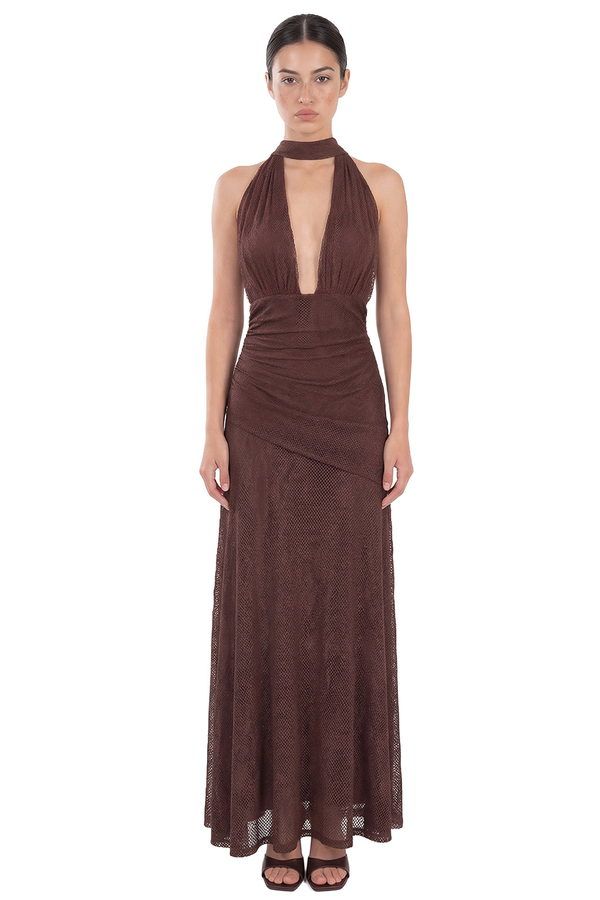 Vestido Nava Marron