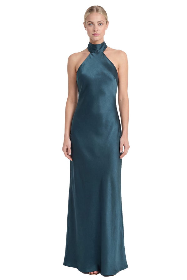 Vestido Joland Azul Petroleo