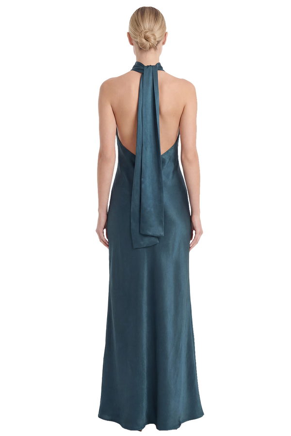 Vestido Joland Azul Petroleo