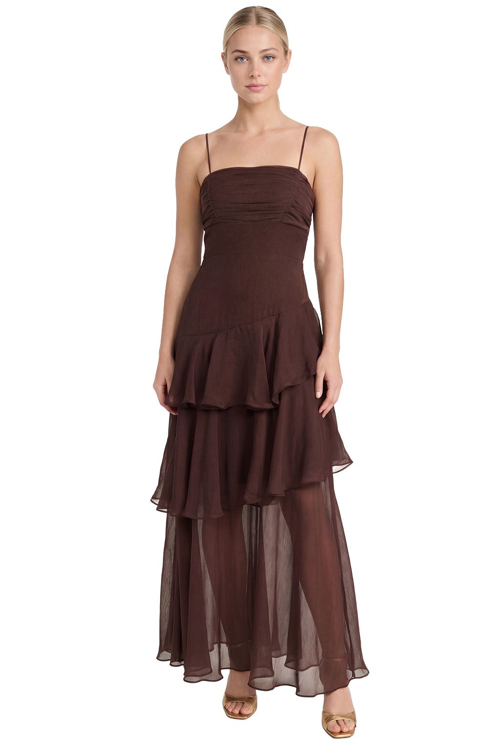 Vestido Colleen Marron Chocolate