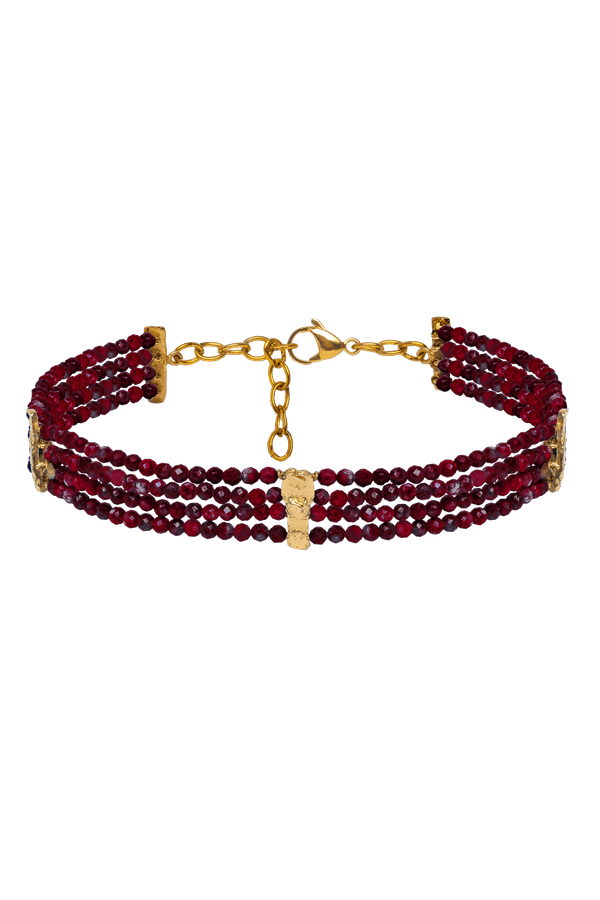 Choker Liliana Granate