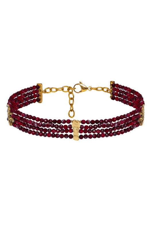 Choker Liliana Granate