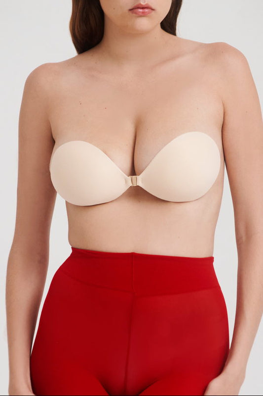 Brasier Adherible Push-Up Sand