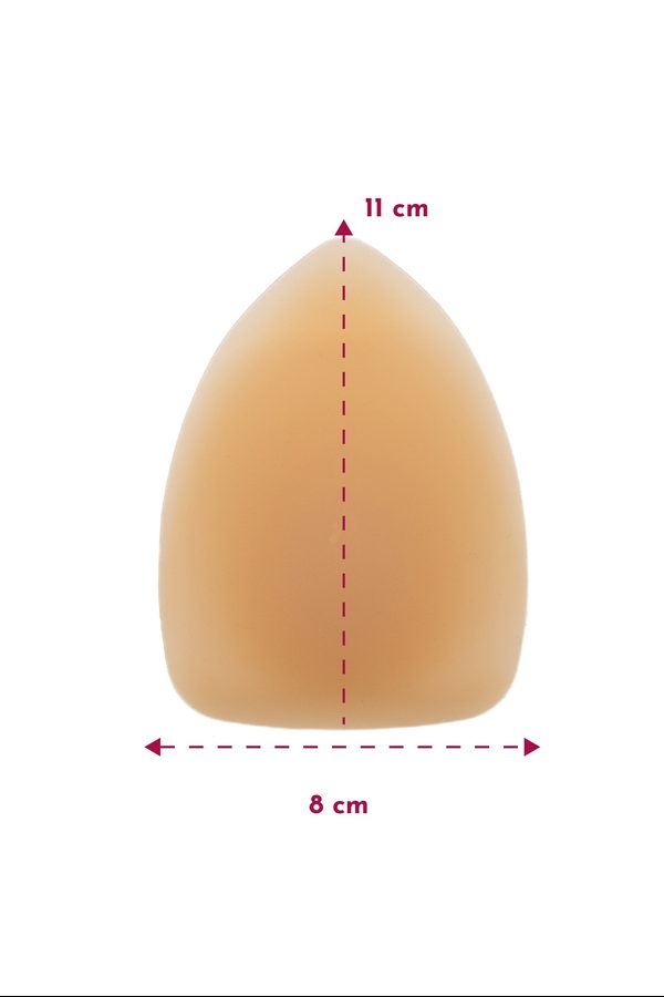 Pezoneras Triangulares de Silicona - Sin Adhesivo