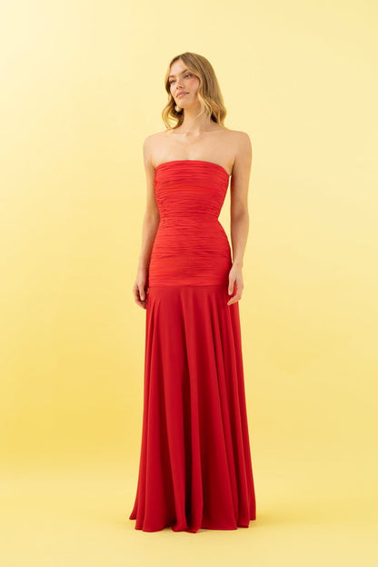 Vestido Mirach Rojo