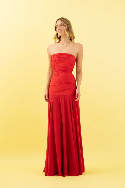 Vestido Mirach Rojo