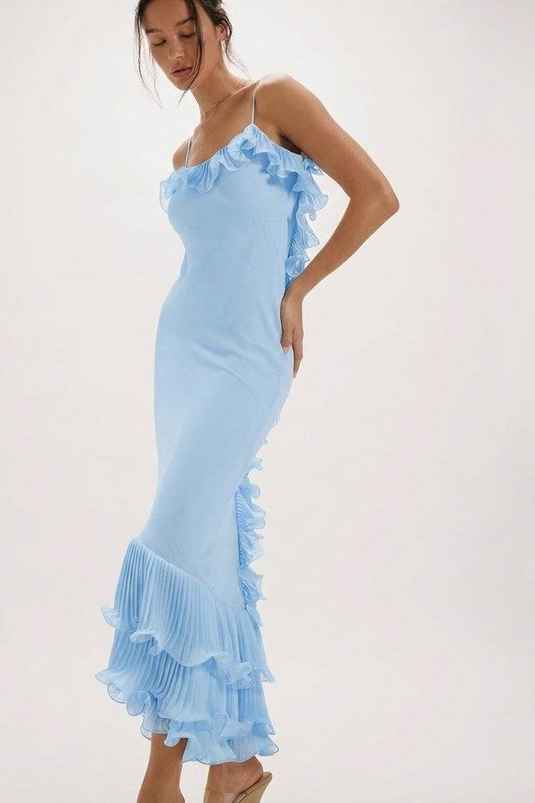 Vestido Delina Baby Blue
