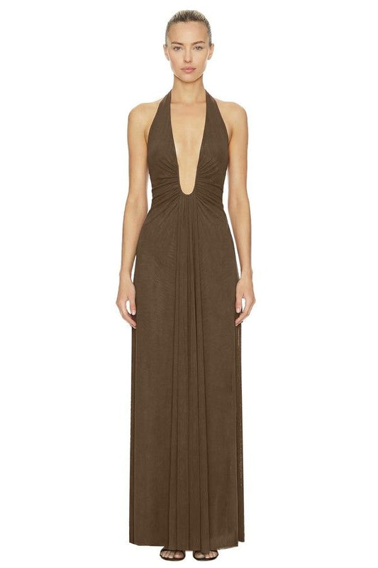 Vestido Melinda Café