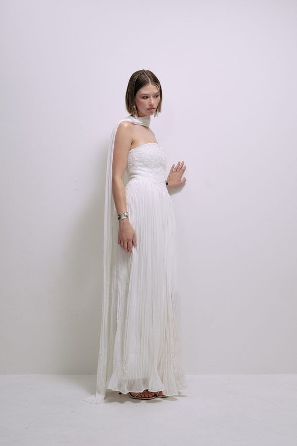 Vestido Lourdes Marfil