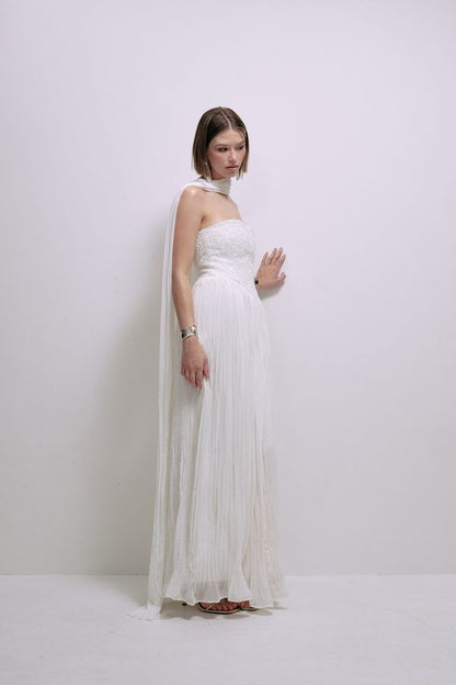 Vestido Lourdes Marfil