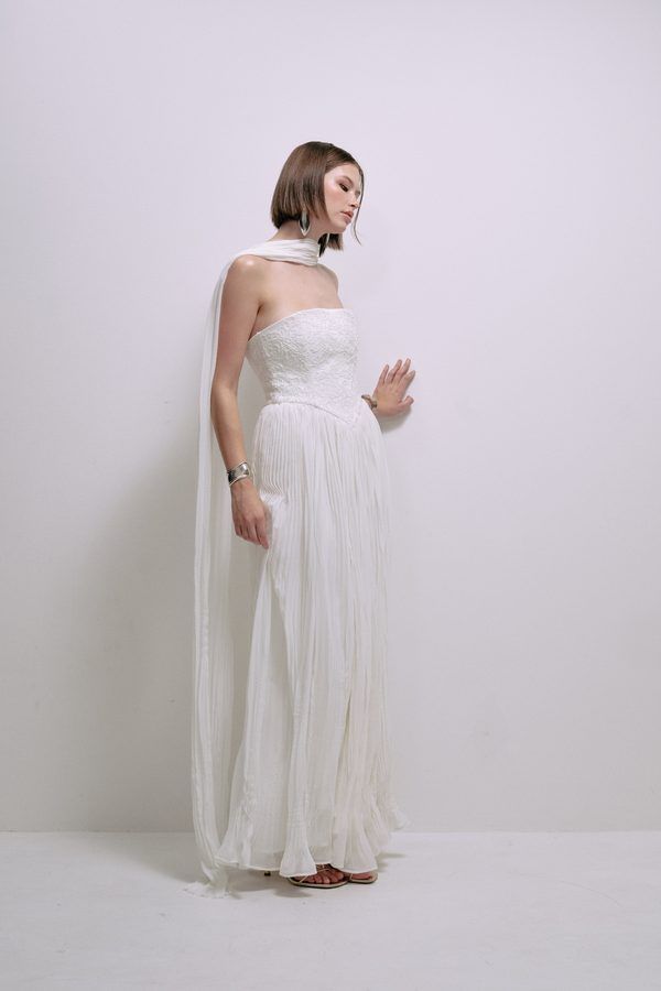 Vestido Lourdes Marfil