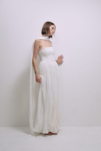 Vestido Lourdes Marfil