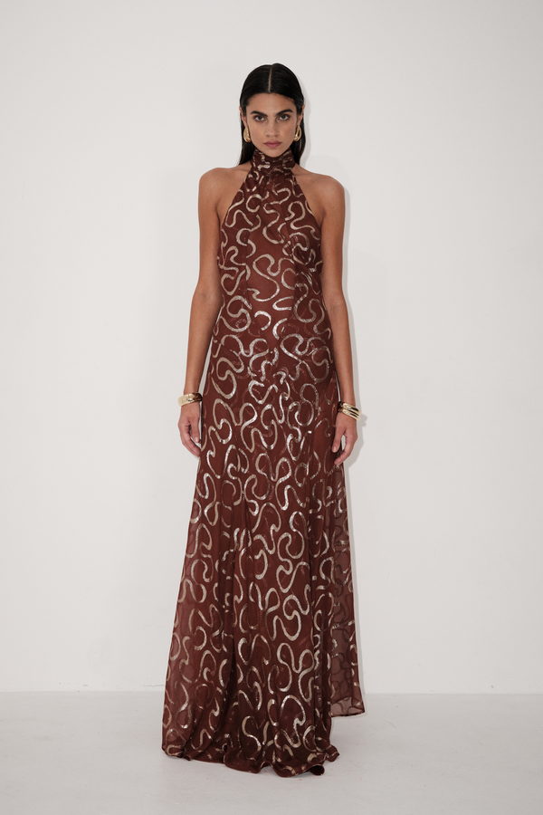 Vestido Sahara Marrón