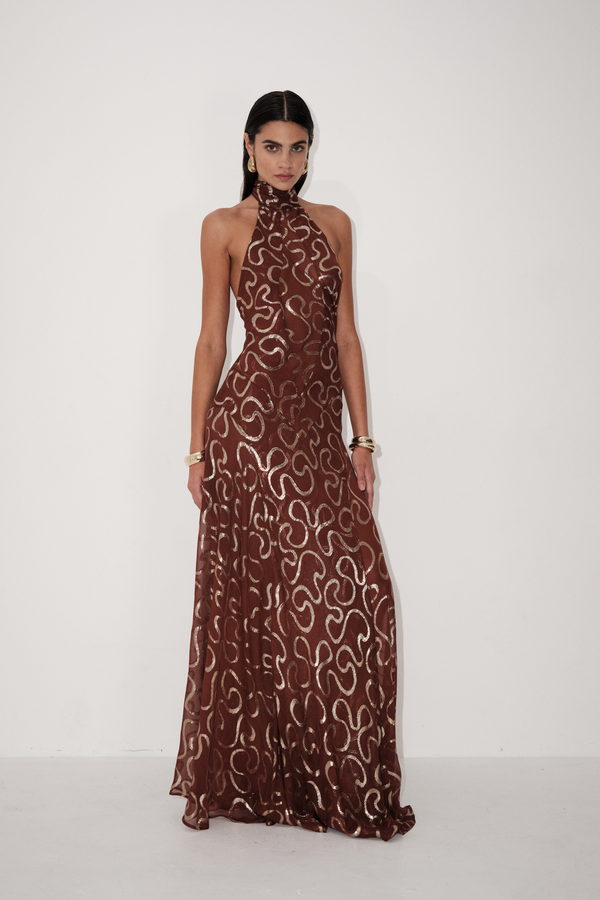 Vestido Sahara Marrón