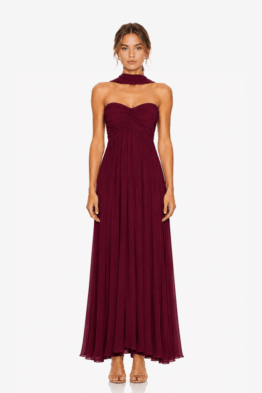 Vestido Misha Burdeos
