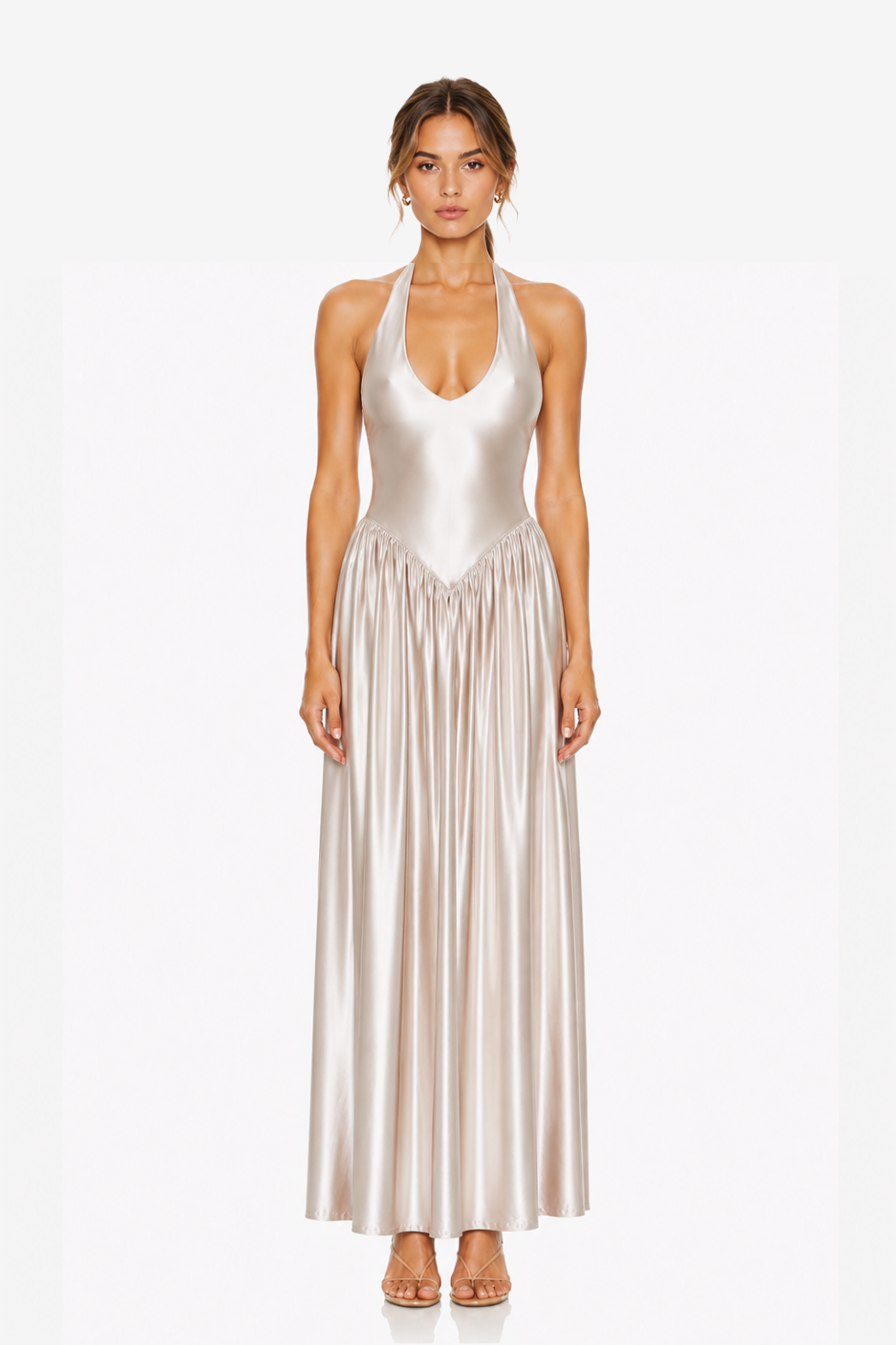 Vestido Rowena Plata