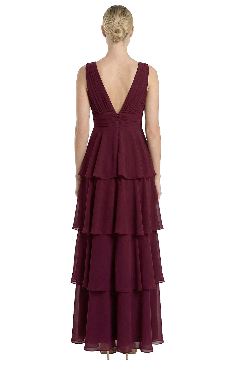 Vestido Dakota Tinto con Capa