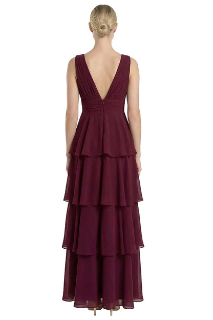 Vestido Dakota Tinto con Capa