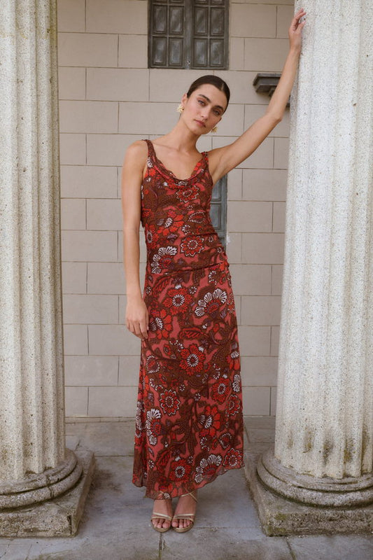 Vestido Nectar Coral