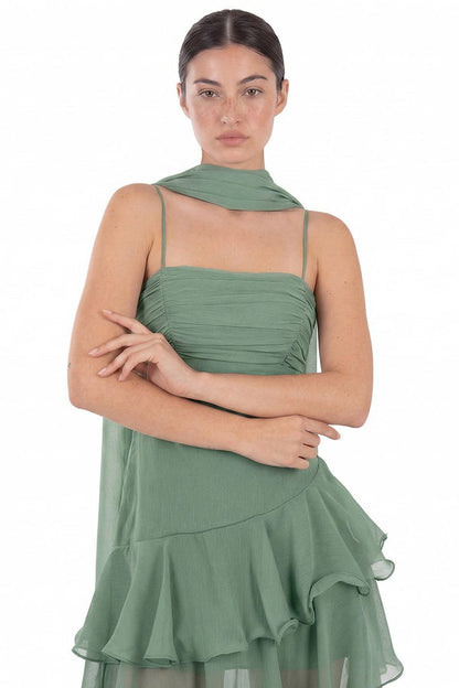 Vestido Colleen Verde Sage