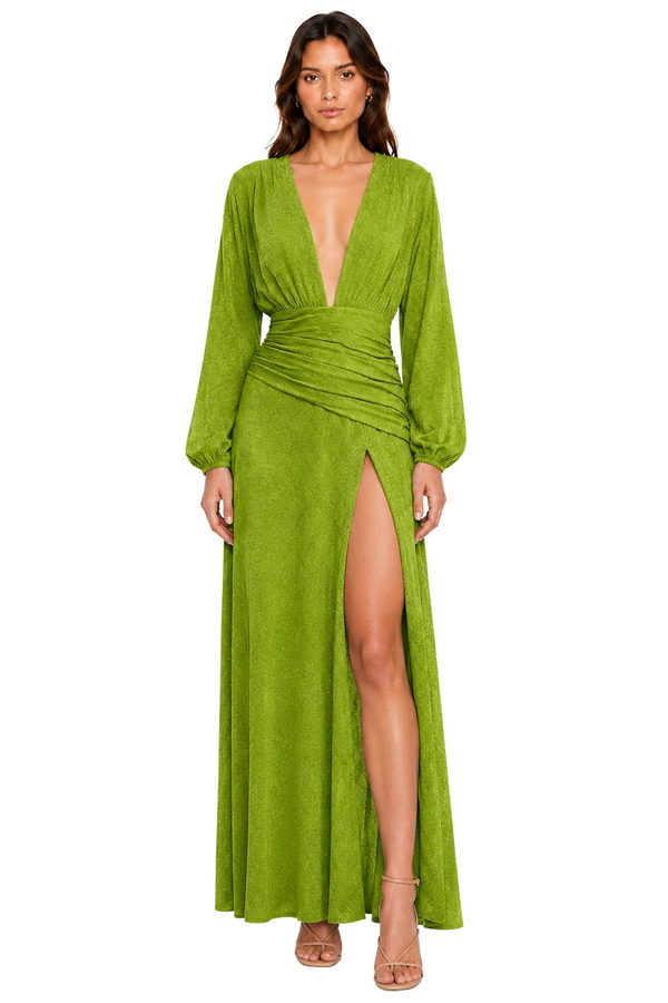Vestido Oraly Verde Claro
