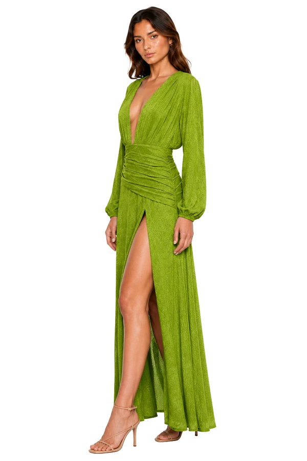 Vestido Oraly Verde Claro
